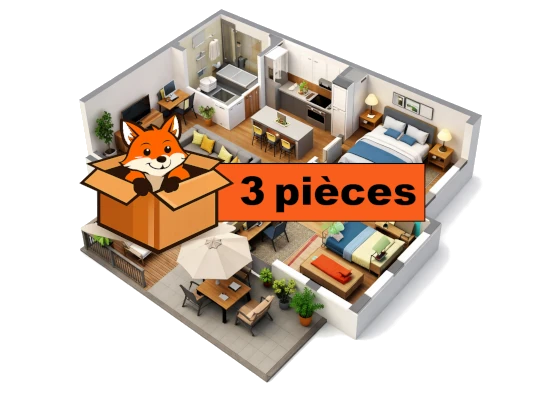 Contenu maison appartement T3