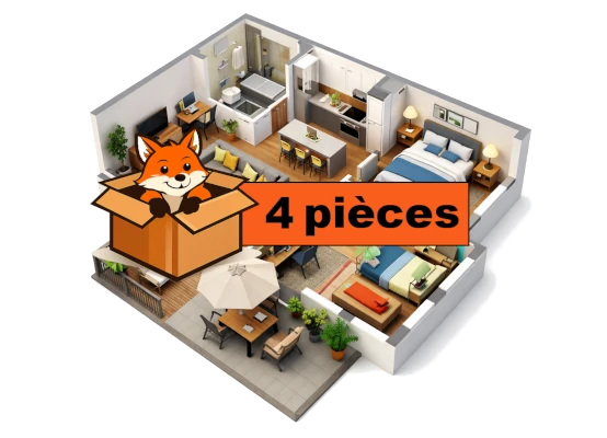 Contenu maison appartement T4