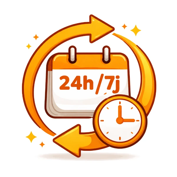 Accès entrepôt 24h/24 7j/j