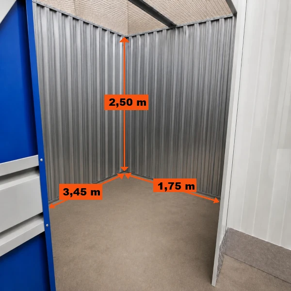 Stocker Malin - Dimensions box de stockage 15 m³
