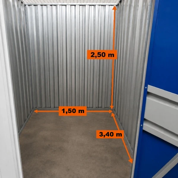 Stocker Malin - Dimensions box de stockage 12 m³